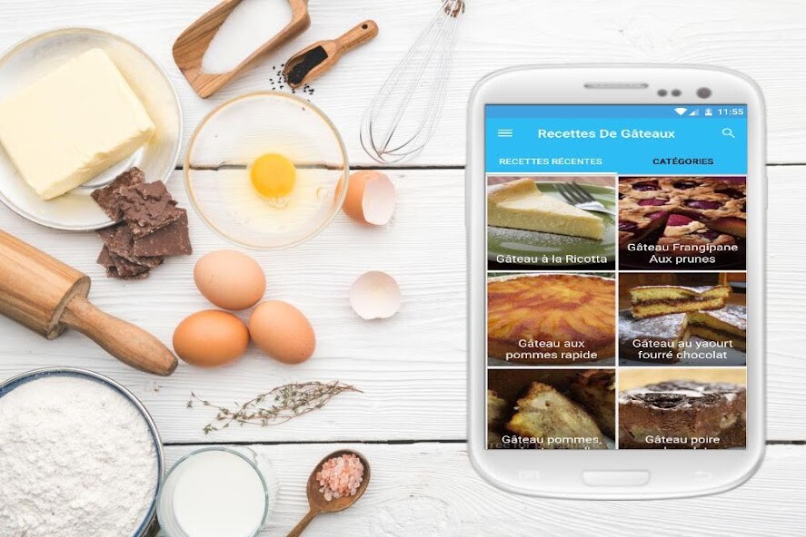 Run android online APK Recettes de Gteaux Faciles from MyAndroid or emulate Recettes de Gteaux Faciles using MyAndroid