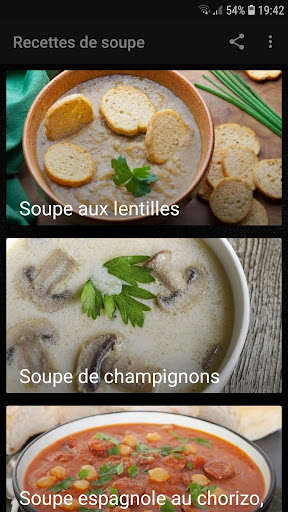 Run android online APK Recettes De Soupe Facile from MyAndroid or emulate Recettes De Soupe Facile using MyAndroid Run android online APK Recettes De Soupe Facile from MyAndroid or emulate Recettes De Soupe Facile using MyAndroid