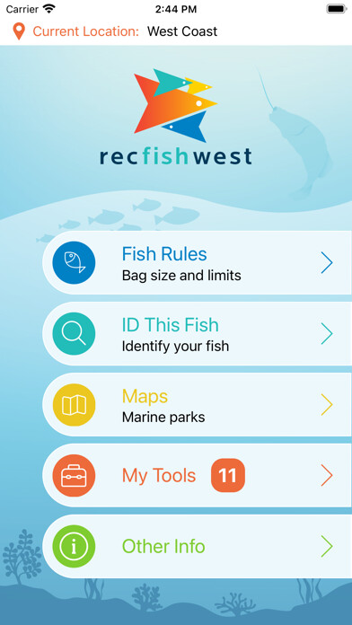 Emulate iPhone app recfishwest using MyAndroid Emulate iPhone app recfishwest using MyAndroid