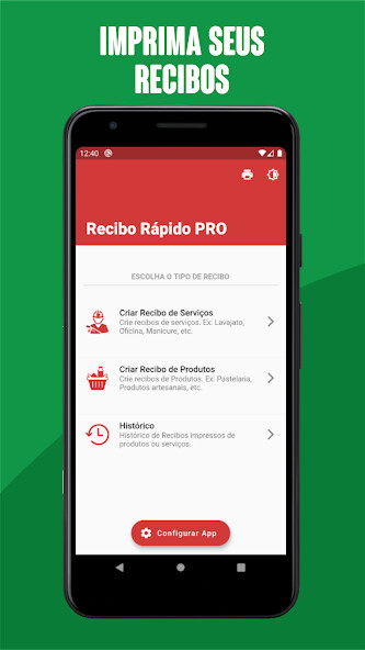 Run android online APK Recibo Rápido PRO from MyAndroid or emulate Recibo Rápido PRO using MyAndroid
