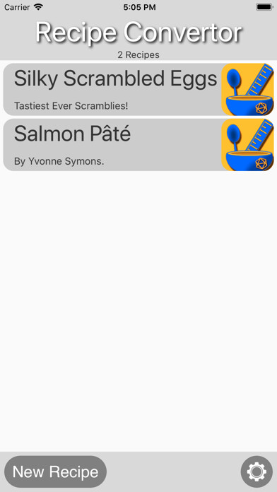 Emulate iPhone app Recipe Convertor using MyAndroid Emulate iPhone app Recipe Convertor using MyAndroid