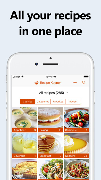 Emulate iPhone app Recipe Keeper using MyAndroid Emulate iPhone app Recipe Keeper using MyAndroid