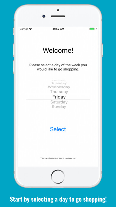 Emulate iPhone app Recipe Planner using MyAndroid