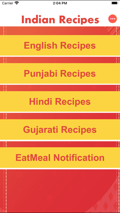 Emulate iPhone app Recipes Gujarati Punjabi Hindi using MyAndroid Emulate iPhone app Recipes Gujarati Punjabi Hindi using MyAndroid