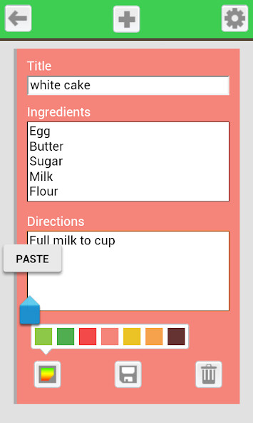 Emulate iPhone app Recipes Organizer using MyAndroid Emulate iPhone app Recipes Organizer using MyAndroid