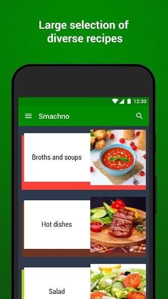Run android online APK Recipes with photo from Smachno from MyAndroid or emulate Recipes with photo from Smachno using MyAndroid
