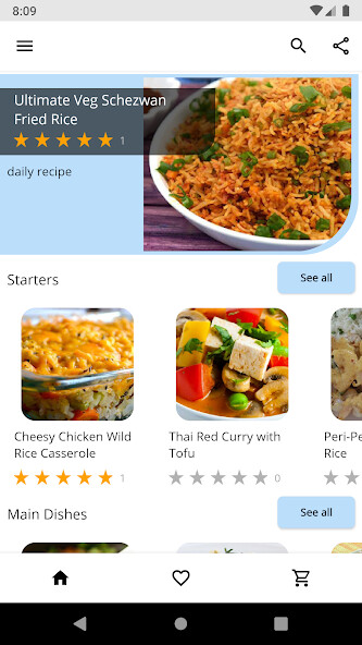 Run android online APK Recipes with rice from MyAndroid or emulate Recipes with rice using MyAndroid