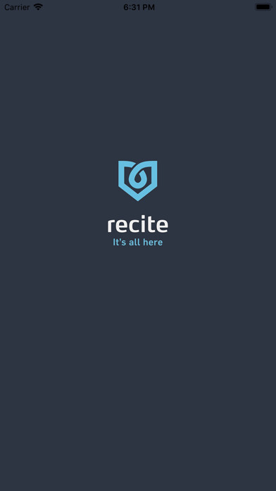 Emulate iPhone app Recite - Its all here using MyAndroid