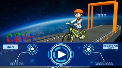 Emulate iPhone app Reckless Rider 2 using MyAndroid