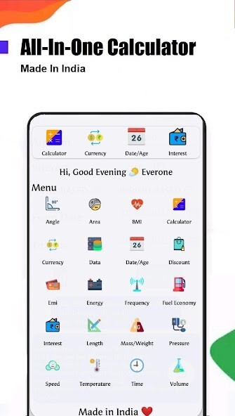 Run android online APK Reckoner - Multi Calculator from MyAndroid or emulate Reckoner - Multi Calculator using MyAndroid
