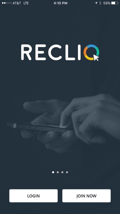 Emulate iPhone app Recliq Influencer Platform using MyAndroid
