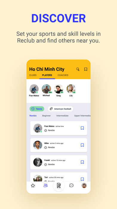 Emulate iPhone app Reclub - Social Sports Nearby using MyAndroid Emulate iPhone app Reclub - Social Sports Nearby using MyAndroid