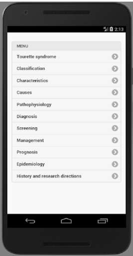 Emulate Android APK Recognize Tourette Syndrome