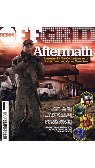 Emulate iPhone app RECOIL OFFGRID Magazine using MyAndroid
