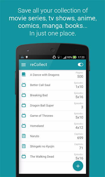 Emulate Android APK reCollect - TV Shows, Anime, Manga, Comics Books Emulate Android APK reCollect - TV Shows, Anime, Manga, Comics Books