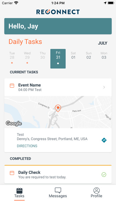 Emulate iPhone app Reconnect Community using MyAndroid