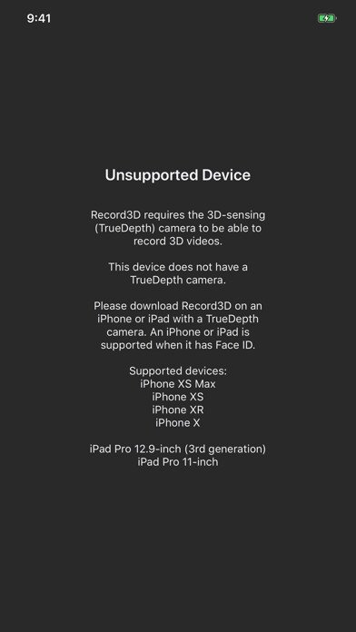 Emulate iPhone app Record3D — 3D Videos using MyAndroid