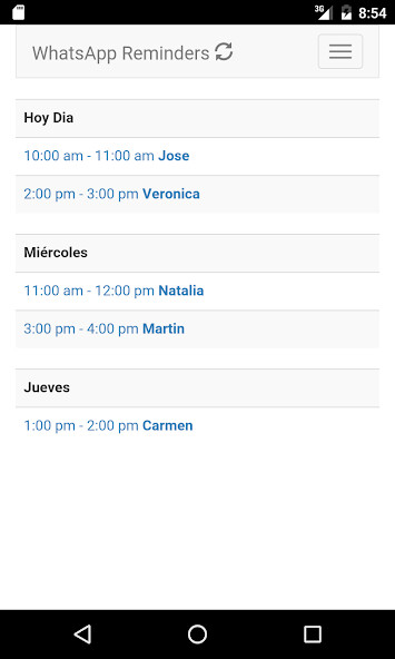 Run android online APK Recordatorios Por WhatsApp from MyAndroid or emulate Recordatorios Por WhatsApp using MyAndroid Run android online APK Recordatorios Por WhatsApp from MyAndroid or emulate Recordatorios Por WhatsApp using MyAndroid