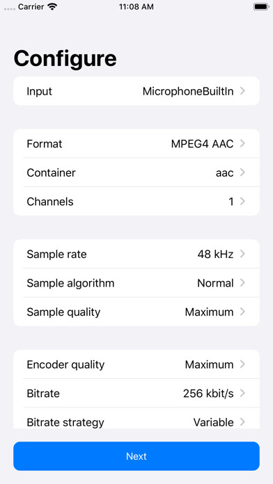 Emulate iPhone app Recorder - advanced audio using MyAndroid Emulate iPhone app Recorder - advanced audio using MyAndroid