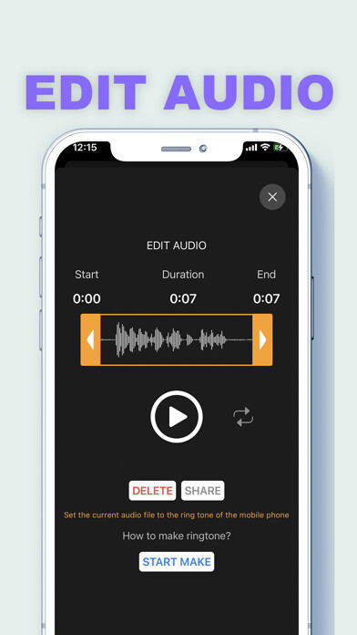 Emulate iPhone app Recorder BB - Ringtone maker using MyAndroid Emulate iPhone app Recorder BB - Ringtone maker using MyAndroid