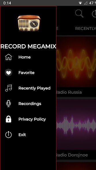 Run android online APK Record Megamix Radio Russian from MyAndroid or emulate Record Megamix Radio Russian using MyAndroid