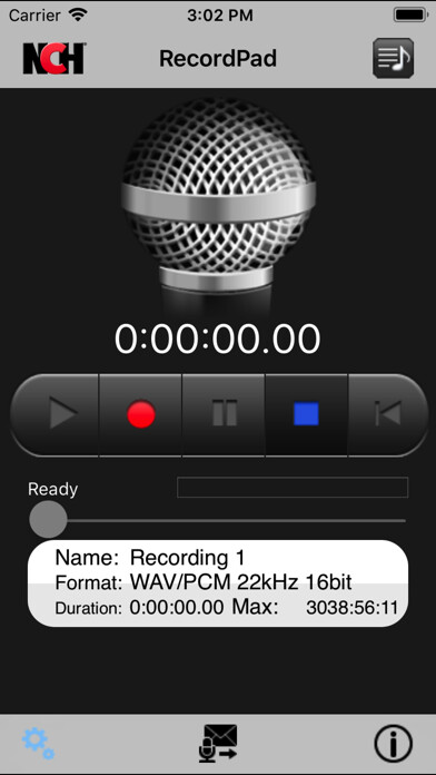 Emulate iPhone app RecordPad Sound Recorder using MyAndroid Emulate iPhone app RecordPad Sound Recorder using MyAndroid