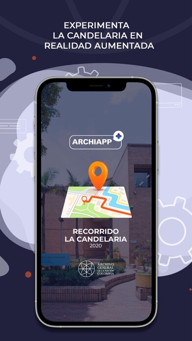 Emulate iPhone app Recorrido la Candelaria using MyAndroid