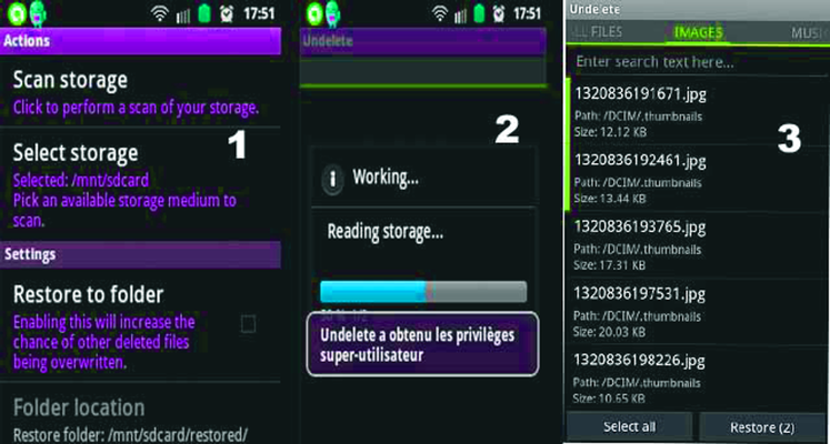 Emulate Android APK Recover Contacts telephone Emulate Android APK Recover Contacts telephone