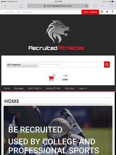 Run android online APK Recruited Athletes from MyAndroid or emulate Recruited Athletes using MyAndroid