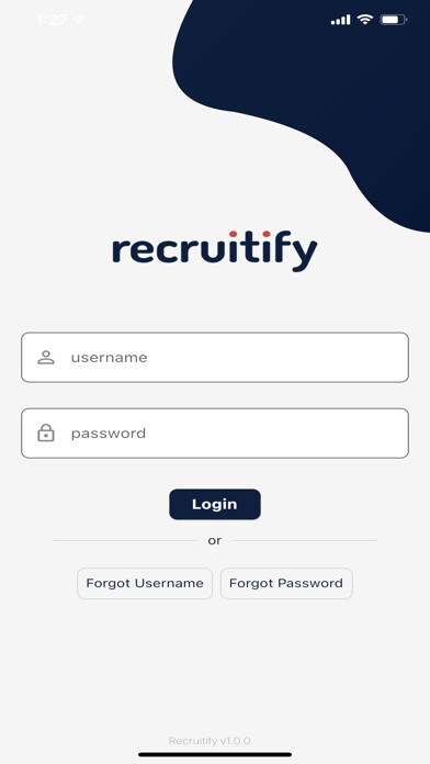Emulate iPhone app Recruitify using MyAndroid