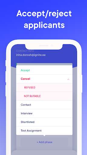 Run android online APK Recrur from MyAndroid or emulate Recrur using MyAndroid