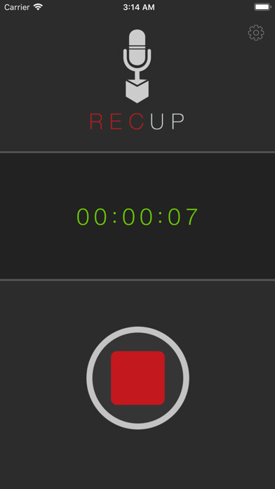 Emulate iPhone app RecUp - Record to the Cloud using MyAndroid