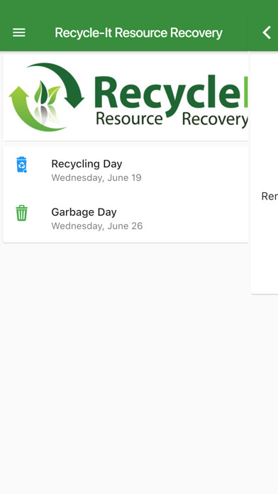 Emulate iPhone app Recycle-It Resource Recovery using MyAndroid