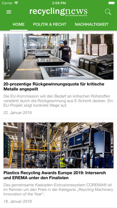 Emulate iPhone app recyclingnews using MyAndroid Emulate iPhone app recyclingnews using MyAndroid