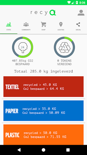 Run android online APK RecyQ from MyAndroid or emulate RecyQ using MyAndroid