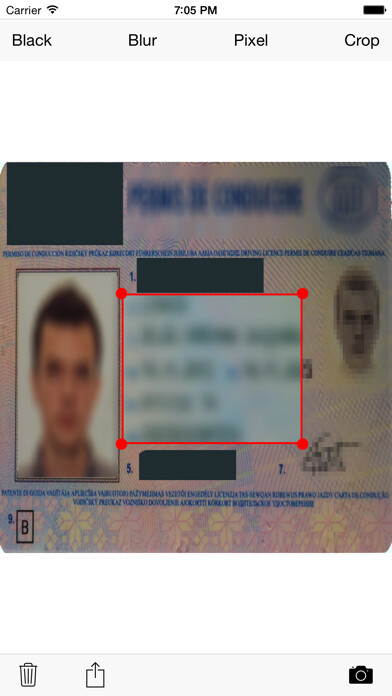 Emulate iPhone app Redacted - easy way to redact part of an image using MyAndroid Emulate iPhone app Redacted - easy way to redact part of an image using MyAndroid