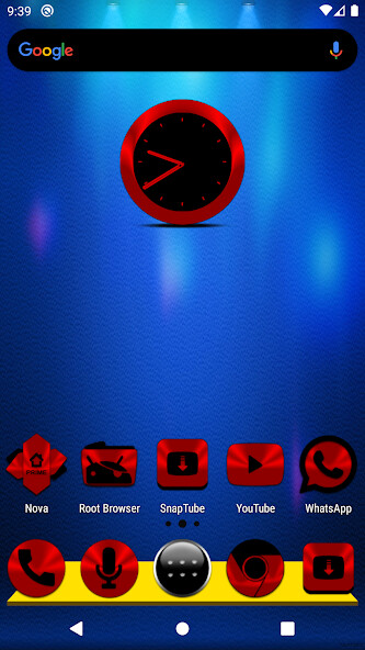 Run android online APK Red and Black Icon Pack from MyAndroid or emulate Red and Black Icon Pack using MyAndroid
