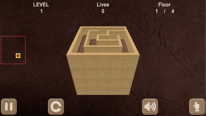 Emulate iPhone app Red ball & maze. Inside View using MyAndroid Emulate iPhone app Red ball & maze. Inside View using MyAndroid