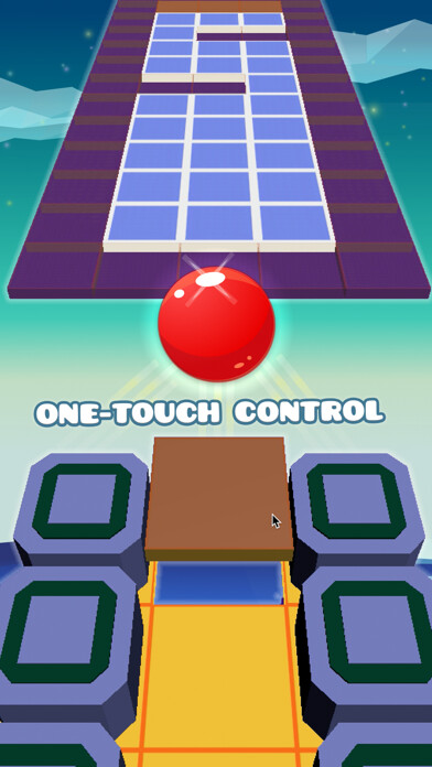 Emulate iPhone app Red Ball Tower - Tap To Jump Endless Game using MyAndroid