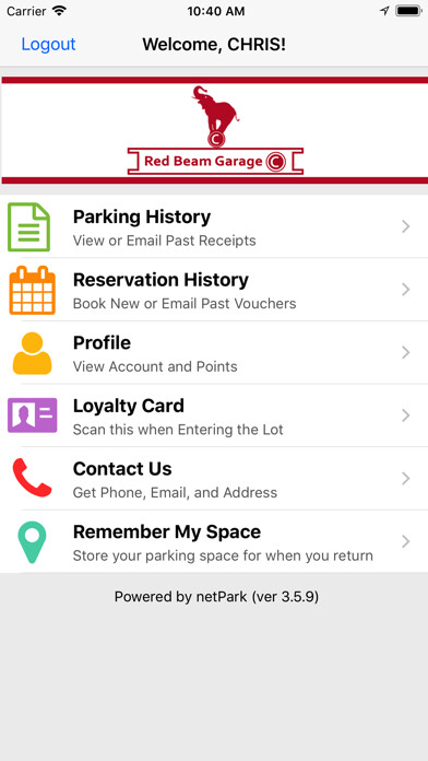 Emulate iPhone app Red Beam Garage using MyAndroid Emulate iPhone app Red Beam Garage using MyAndroid