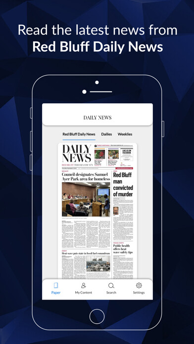Emulate iPhone app Red Bluff Daily News E-Edition using MyAndroid Emulate iPhone app Red Bluff Daily News E-Edition using MyAndroid