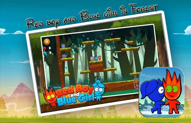 Emulate Android APK Red boy and Blue girl in Forest Adventure