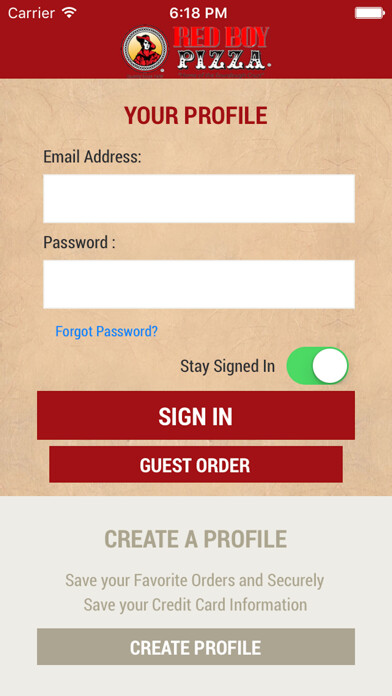 Emulate iPhone app Red Boy Pizza using MyAndroid Emulate iPhone app Red Boy Pizza using MyAndroid