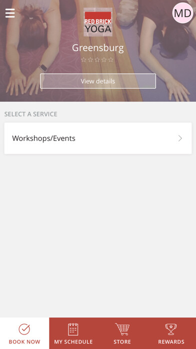 Emulate iPhone app Red Brick Yoga using MyAndroid Emulate iPhone app Red Brick Yoga using MyAndroid