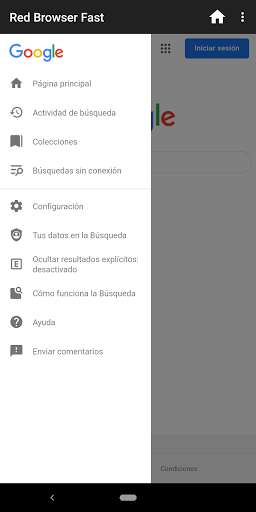 Run android online APK Red Browser Fast from MyAndroid or emulate Red Browser Fast using MyAndroid
