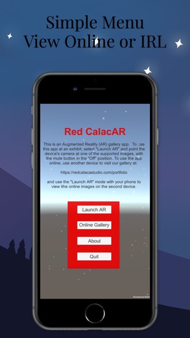 Emulate iPhone app Red CalacAR using MyAndroid