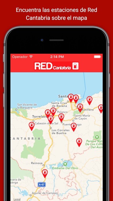 Emulate iPhone app Red Cantabria using MyAndroid