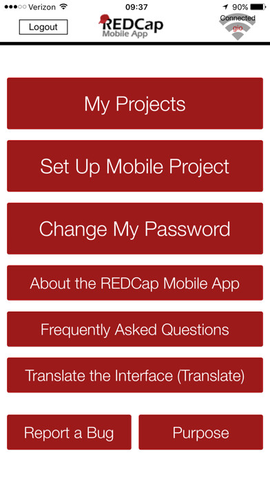 Emulate iPhone app REDCap Mobile App using MyAndroid Emulate iPhone app REDCap Mobile App using MyAndroid