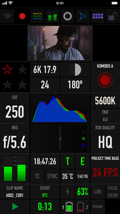 Emulate iPhone app RED_CONTROL using MyAndroid