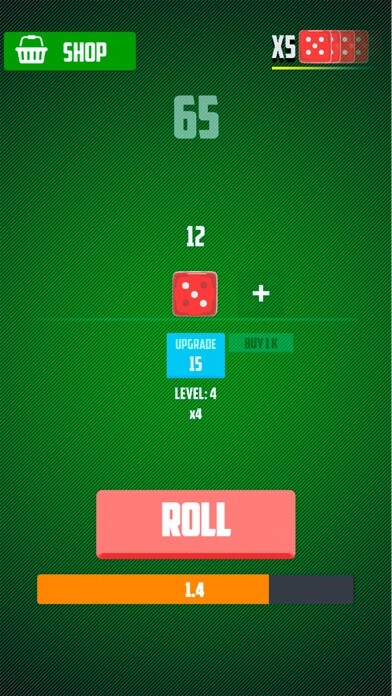 Emulate iPhone app Red dices: roller Idle using MyAndroid Emulate iPhone app Red dices: roller Idle using MyAndroid